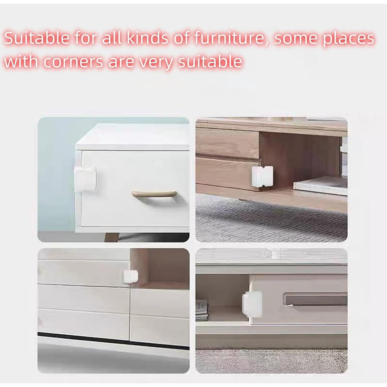 Cierres de Gabinete para Niños Ptazucv - Paquete de 6