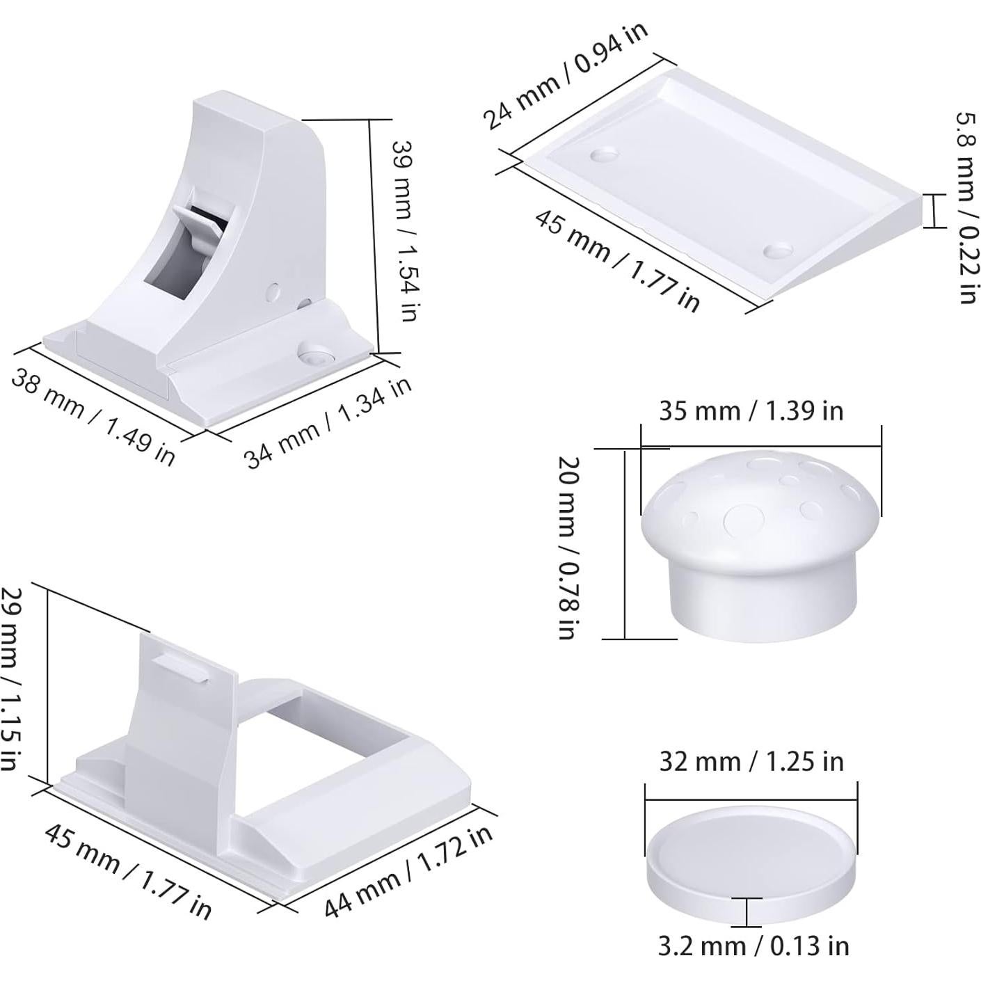 Bloqueos Magnéticos de Seguridad AOSITE para Gabinetes 6 Pzs