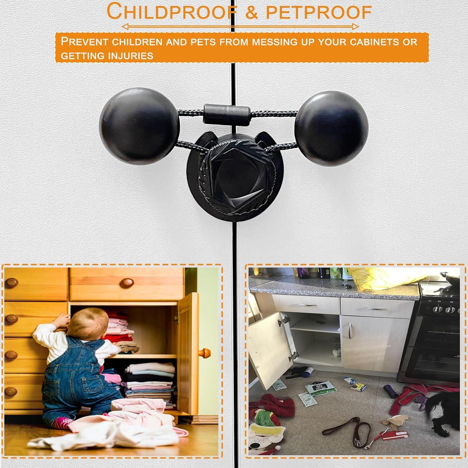 Cerraduras de Gabinete a Prueba de Niños Junhui - 5 Piezas