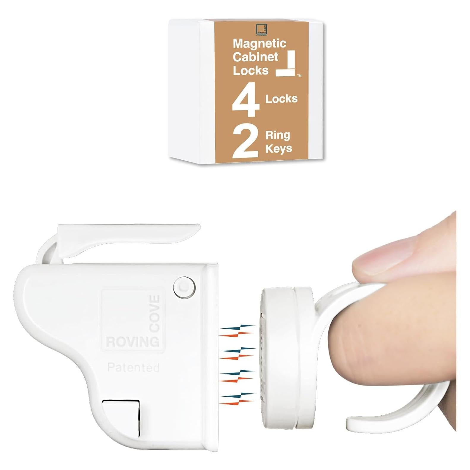 Candados Magnéticos Ergonómicos Roving Cove 4 Unidades