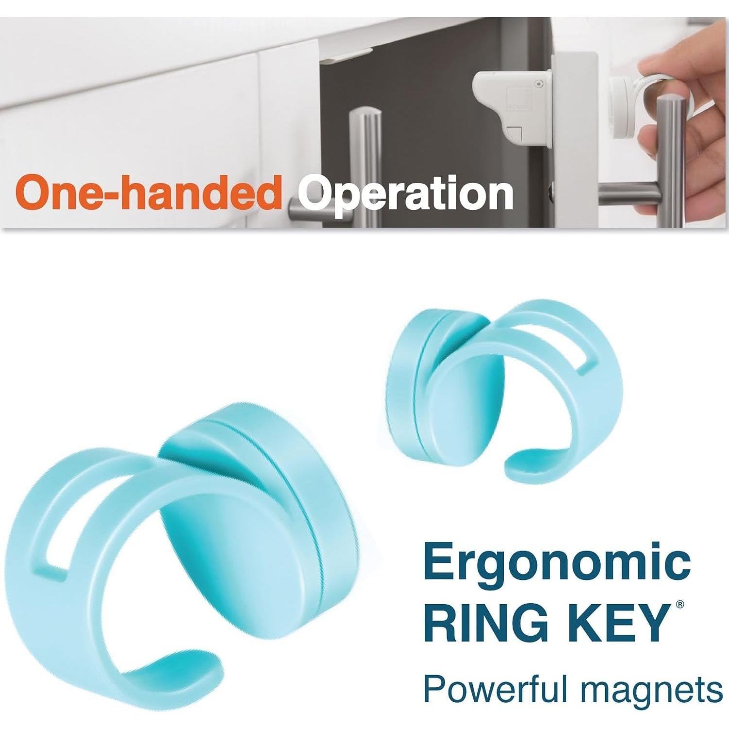 Candados Magnéticos Ergonómicos Roving Cove 4 Unidades