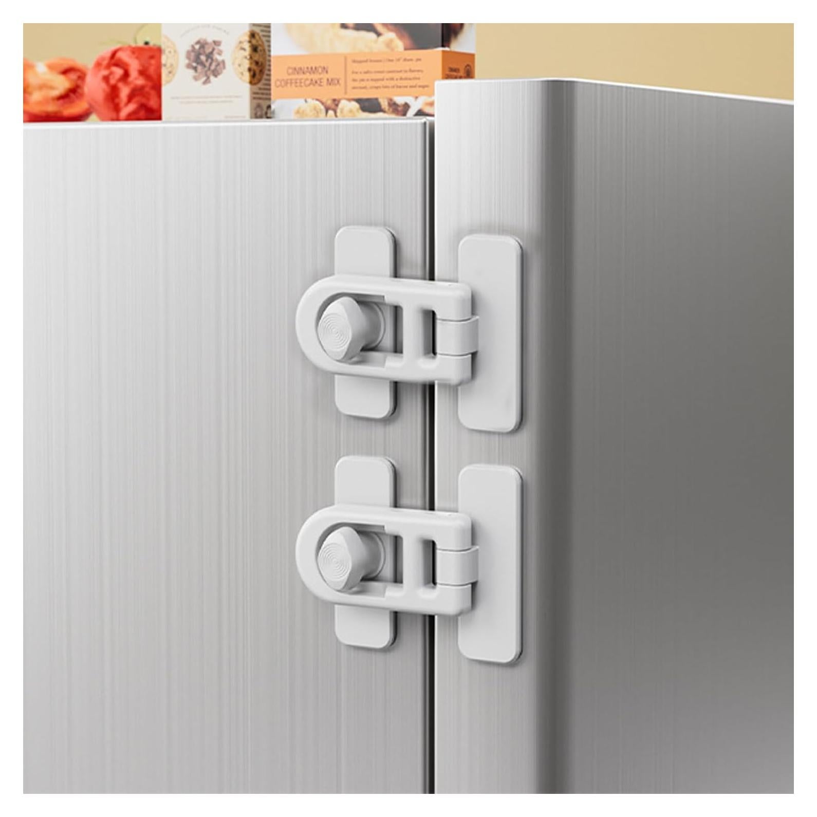 Cerradura de Seguridad para Niños CMINGJ - 2 Pack, Blanca