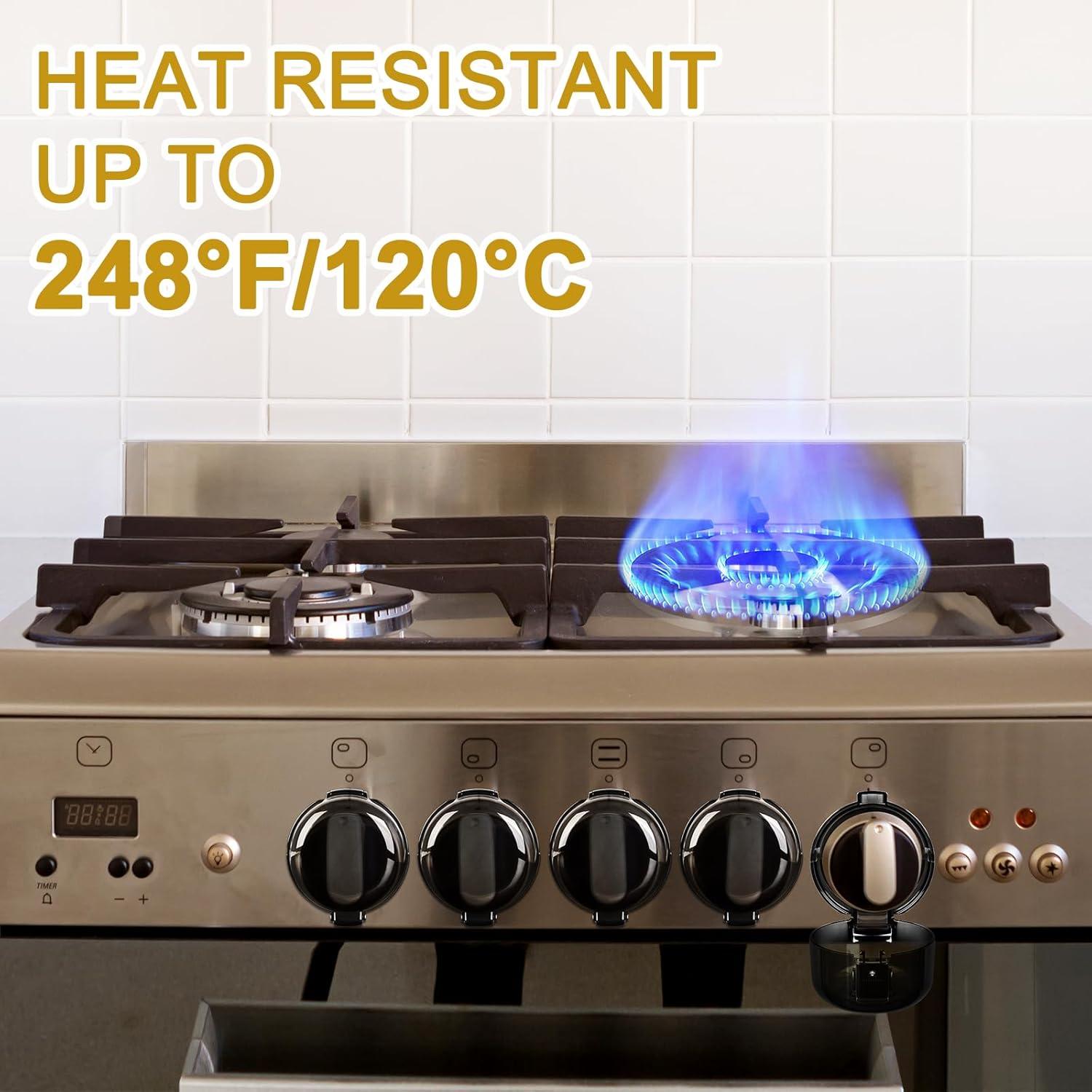 Cubiertas de Perilla de Estufa a Prueba de Bebés BQ-2 - 5 Piezas