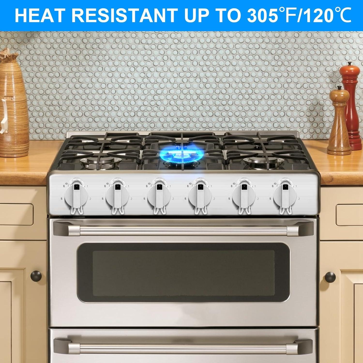 Cubiertas de Seguridad para Perillas de Estufa a Gas - 5 Pzas