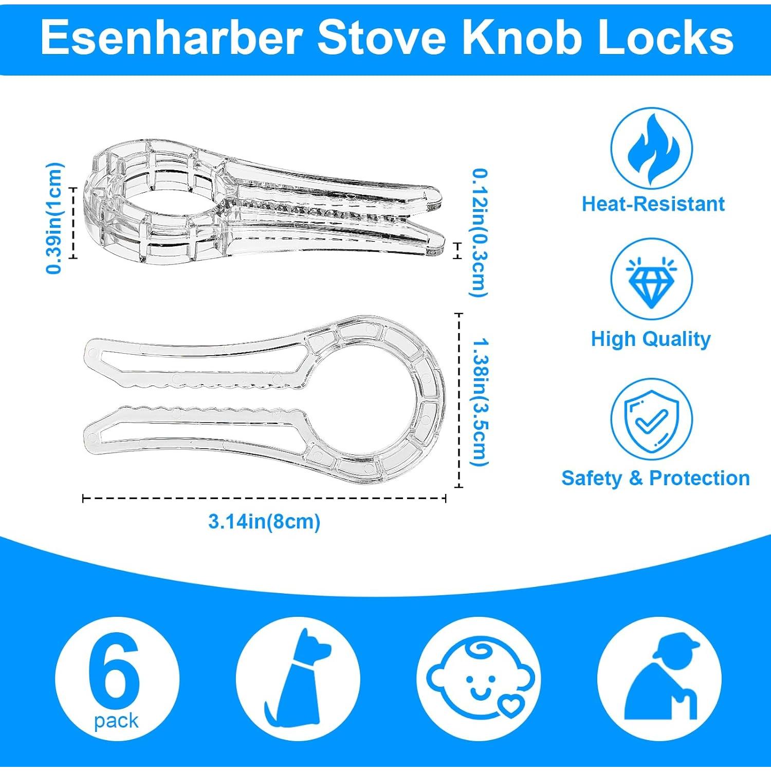 Cubiertas de Seguridad para Perillas de Estufa a Gas - 5 Pzas
