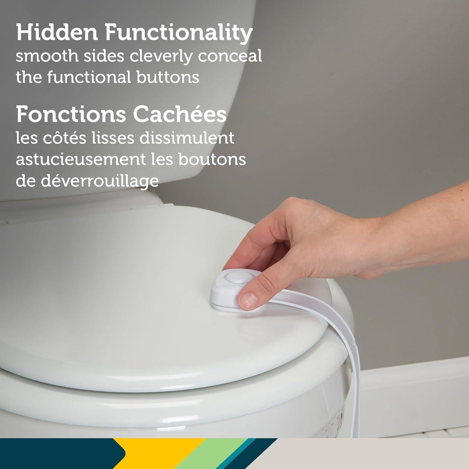 Cerradura de Inodoro Safety 1st OutSmart Blanca 1 Cuenta