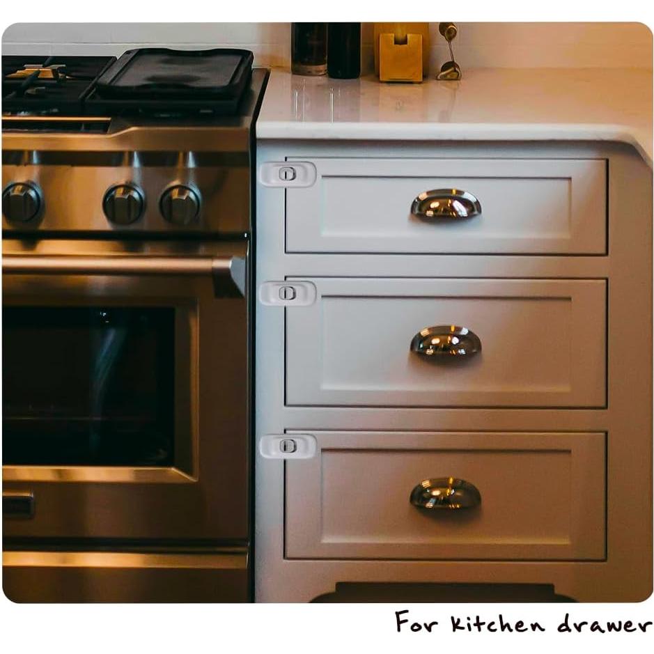 Cerradura de Pestillo de Seguridad Dewny SL010 Blanca