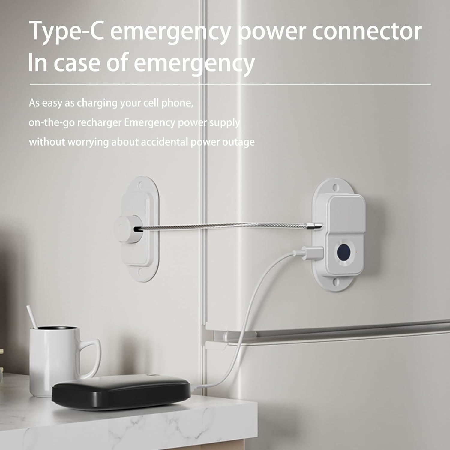 Cerradura de Refrigerador KIZZHISI Biométrica con Huella Dactilar