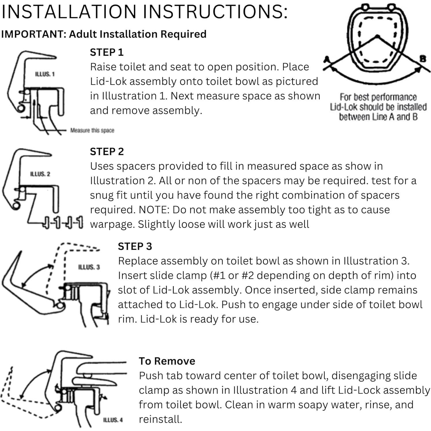 Cierre de Seguridad para Inodoro Mommy's Helper Lid-Lok, Blanco