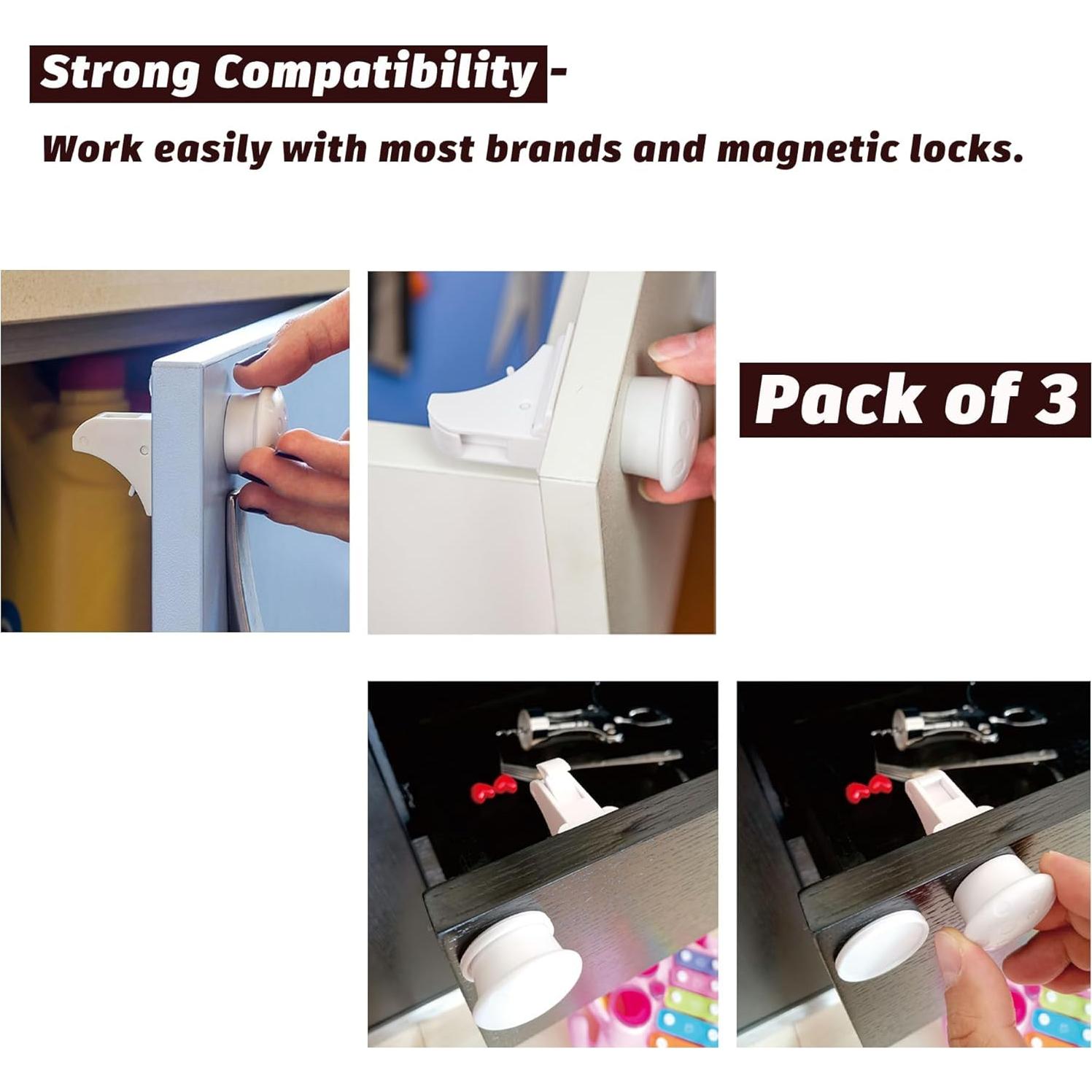 Paquete de 3 Llaves Magnéticas Universales Fariita para Bebés