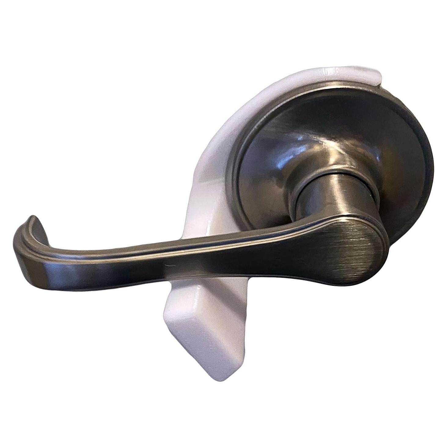 Bloqueo de Palanca de Puerta a Prueba de Niños y Mascotas - 4 Unidades Círculo Blanco