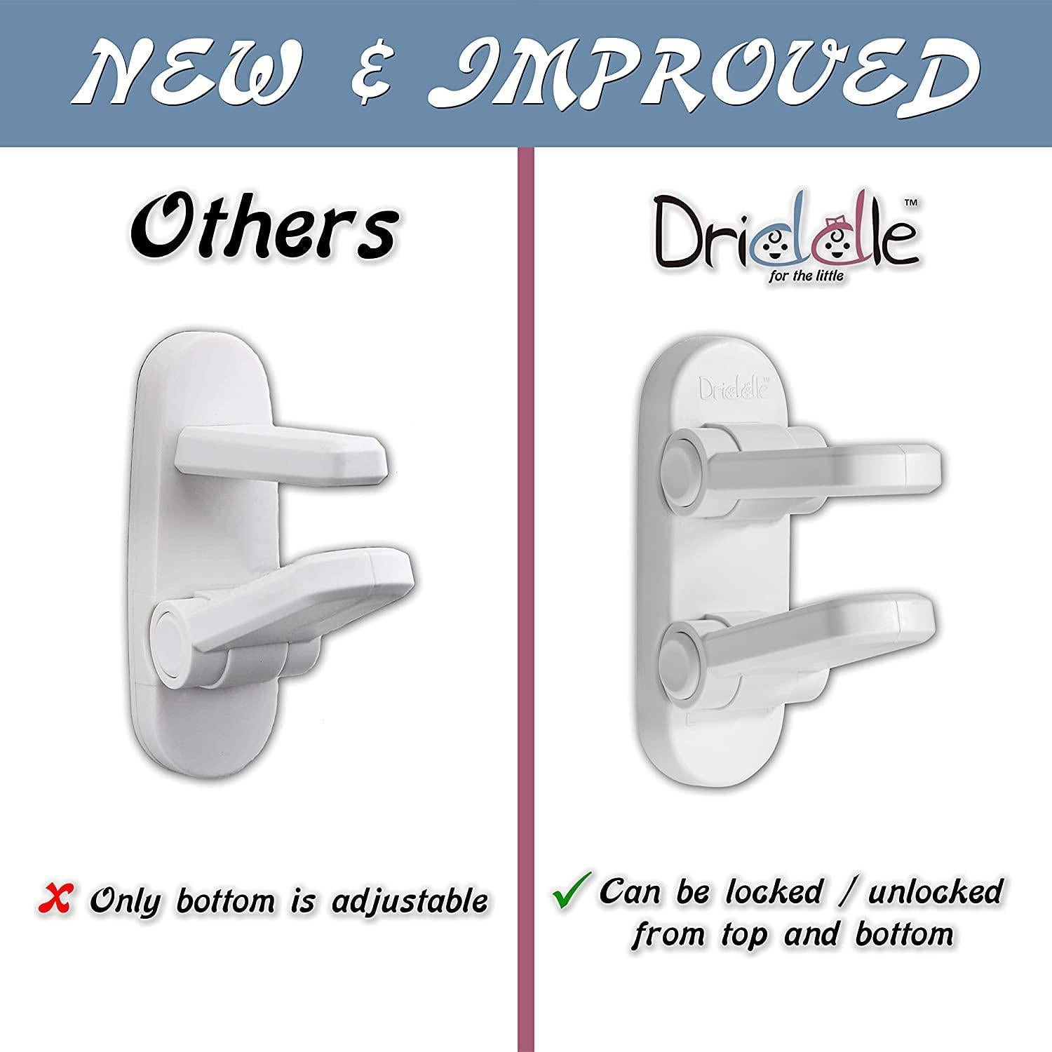 Bloqueo de Seguridad para Puertas Driddle - Protección Infantil - Adhesivo 3M