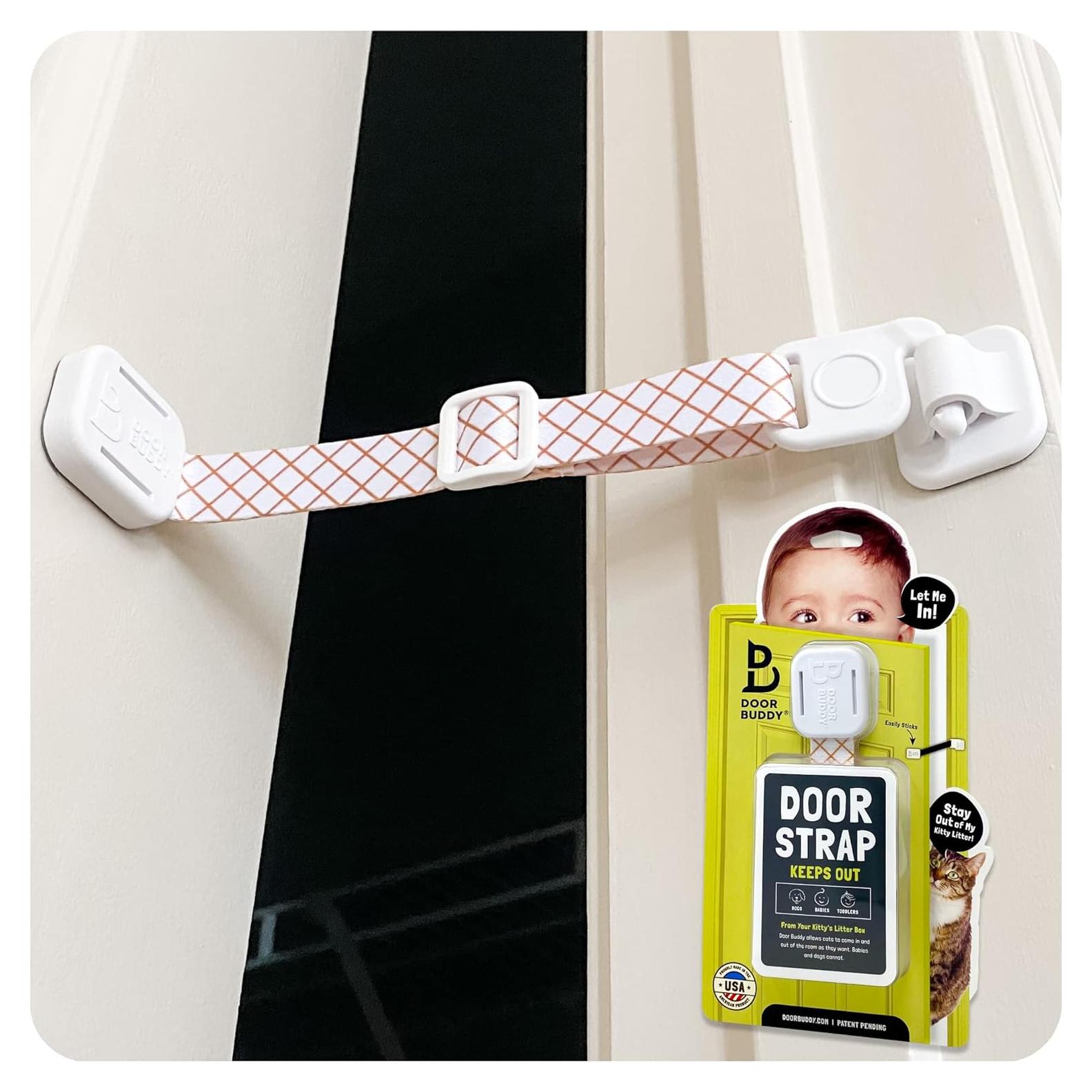 Correa Ajustable Door Buddy para Puertas de Gato - Caramelo