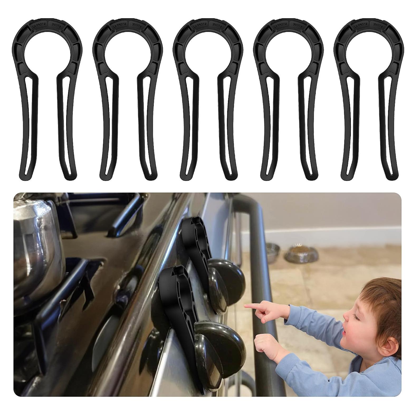 Bloqueo de Perilla de Estufa a Gas a Prueba de Bebés - 5 Unidades