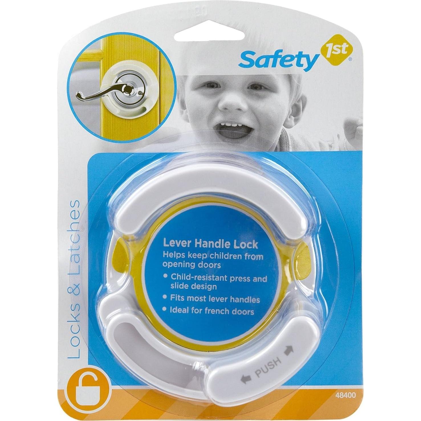 Cerradura de Manija de Palanca Safety 1st Blanca 14.3x6.7cm