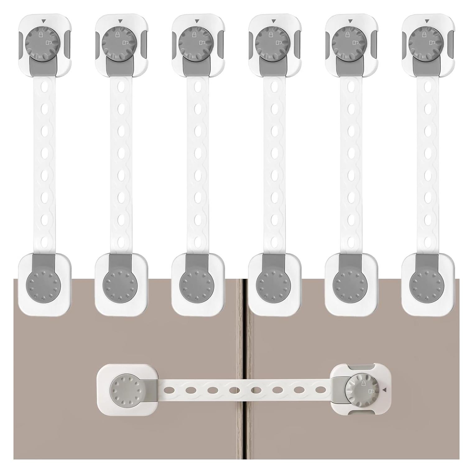 Cerraduras de Seguridad para Gabinetes Fursafe&Q 6 Paquete