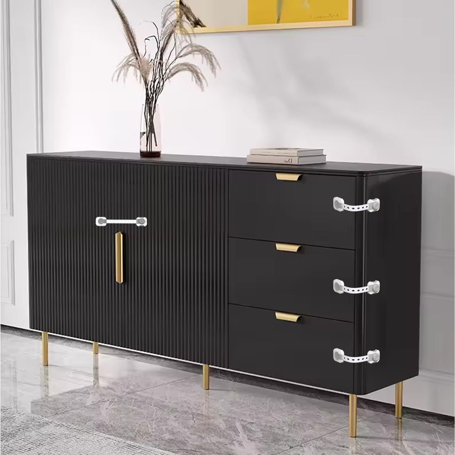 Cerraduras de Seguridad para Gabinetes Fursafe&Q 6 Paquete