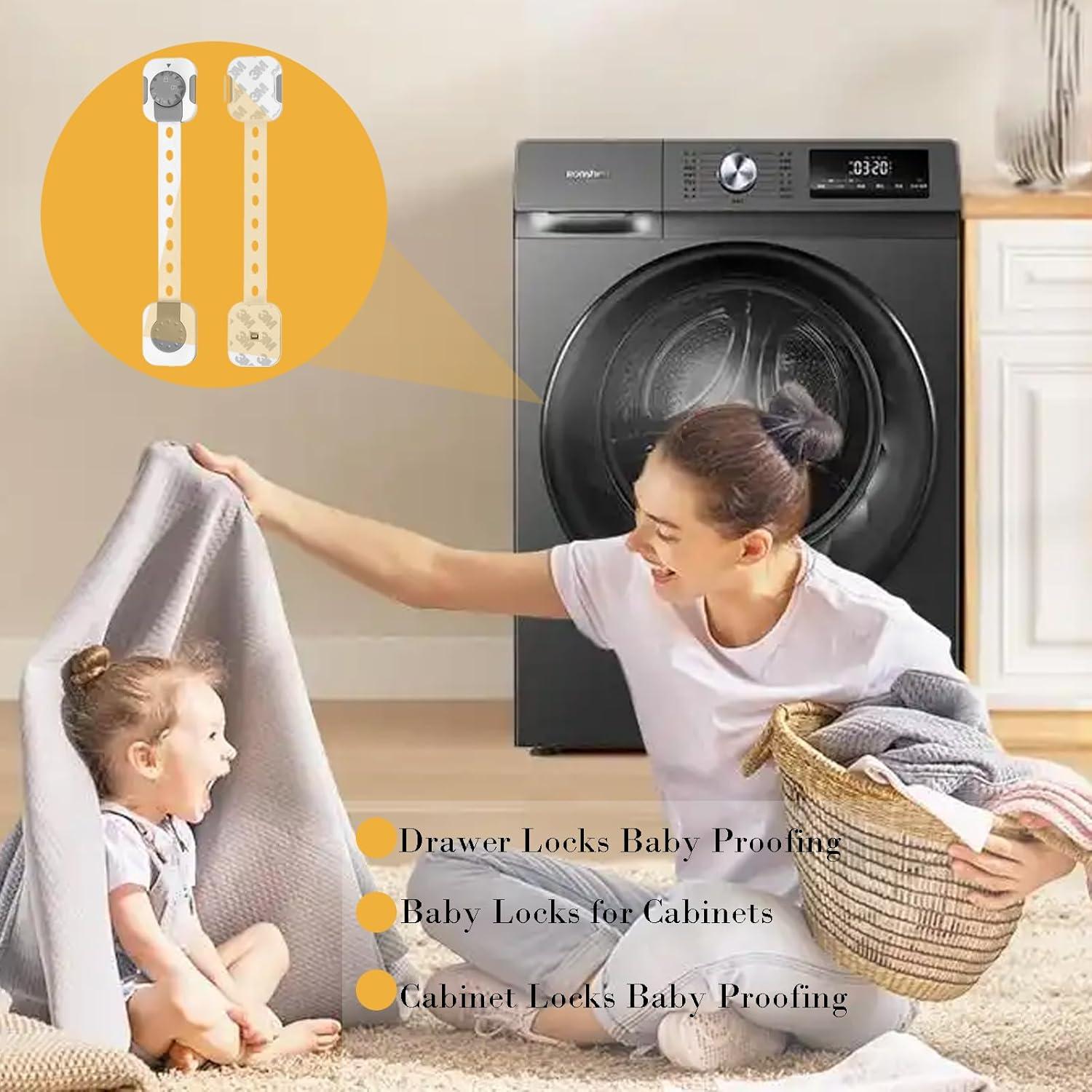 Cerraduras de Seguridad para Gabinetes Fursafe&Q 6 Paquete