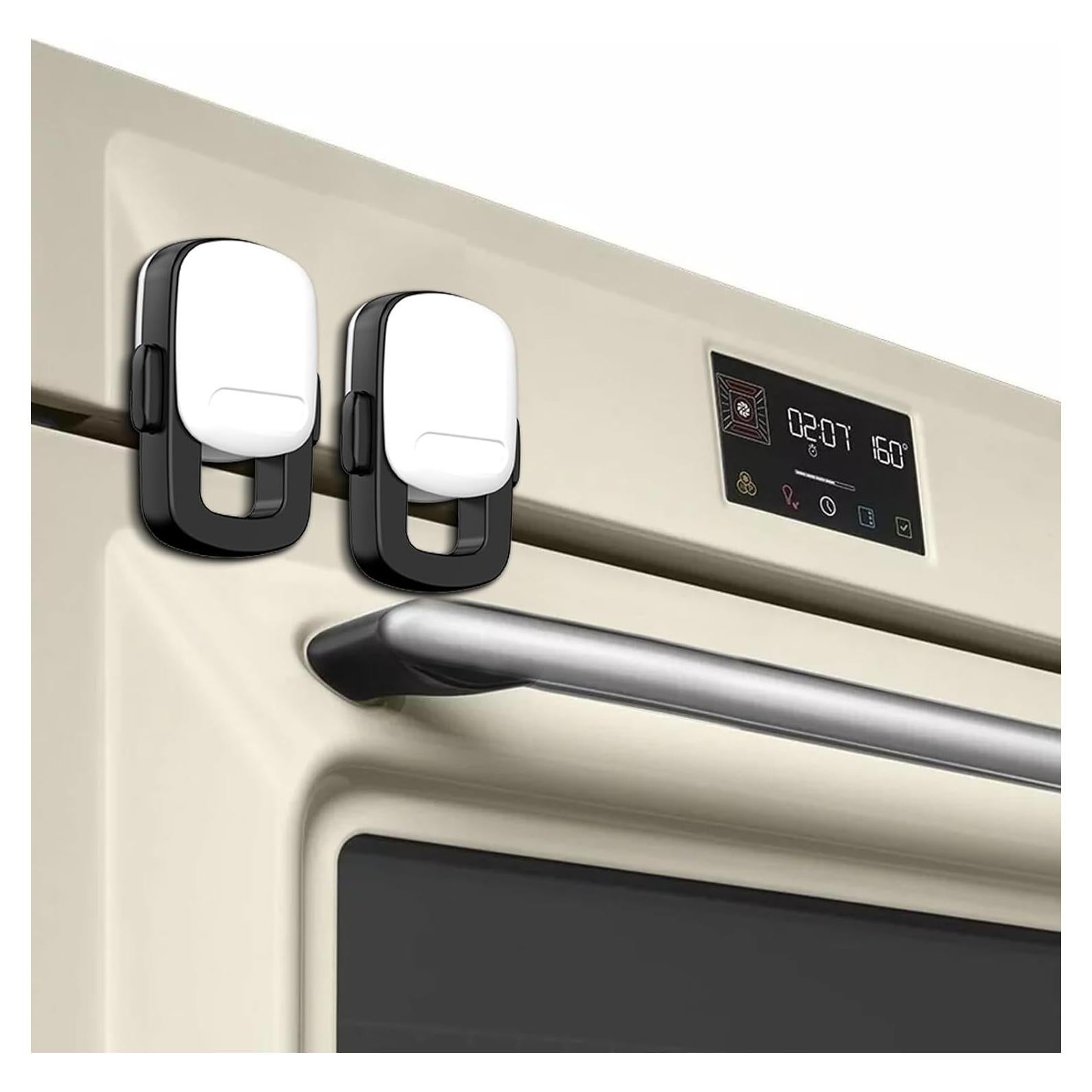 Cerradura de Horno para Bebés TapyTry - 2 Paquete, Negro