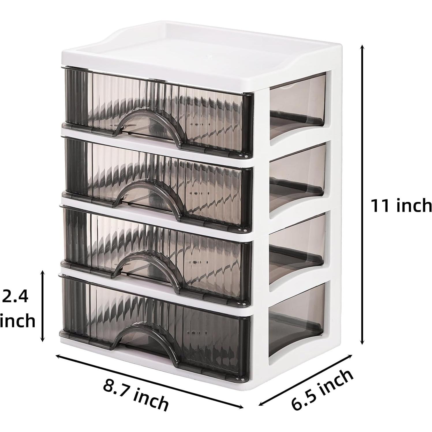 Organizador de Escritorio WRINGKIT con 4 Cajones Plástico 22.1x16.5x27.9cm