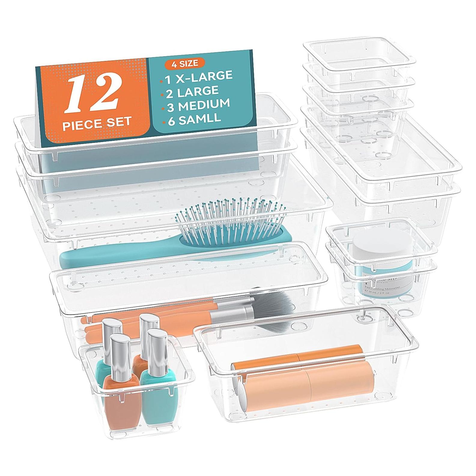 Juego de Organizadores de Cajones 12 PCS ElegantArray 4 Tamaños