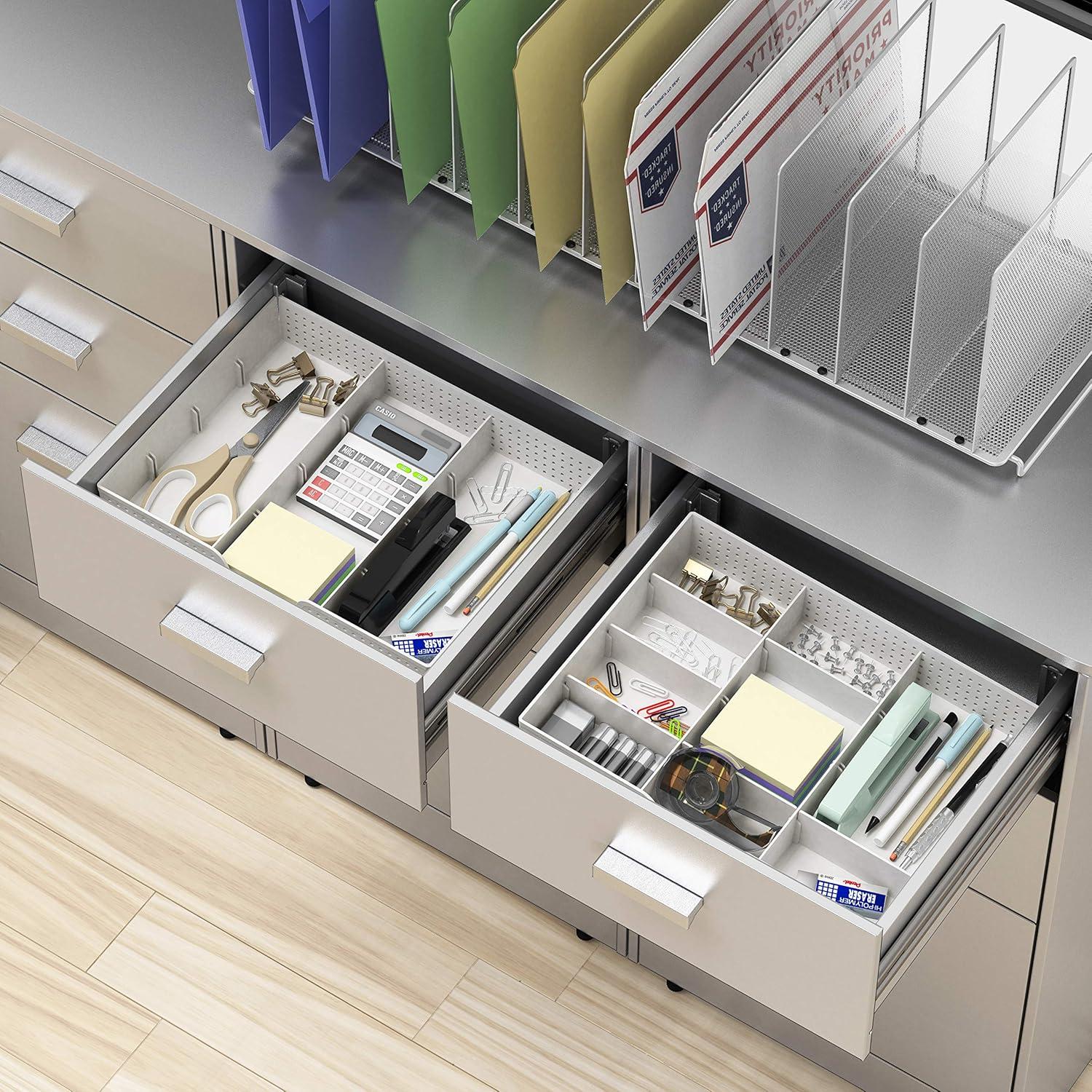 Organizador de Cajones Simple Houseware Blanco 9 Compartimentos