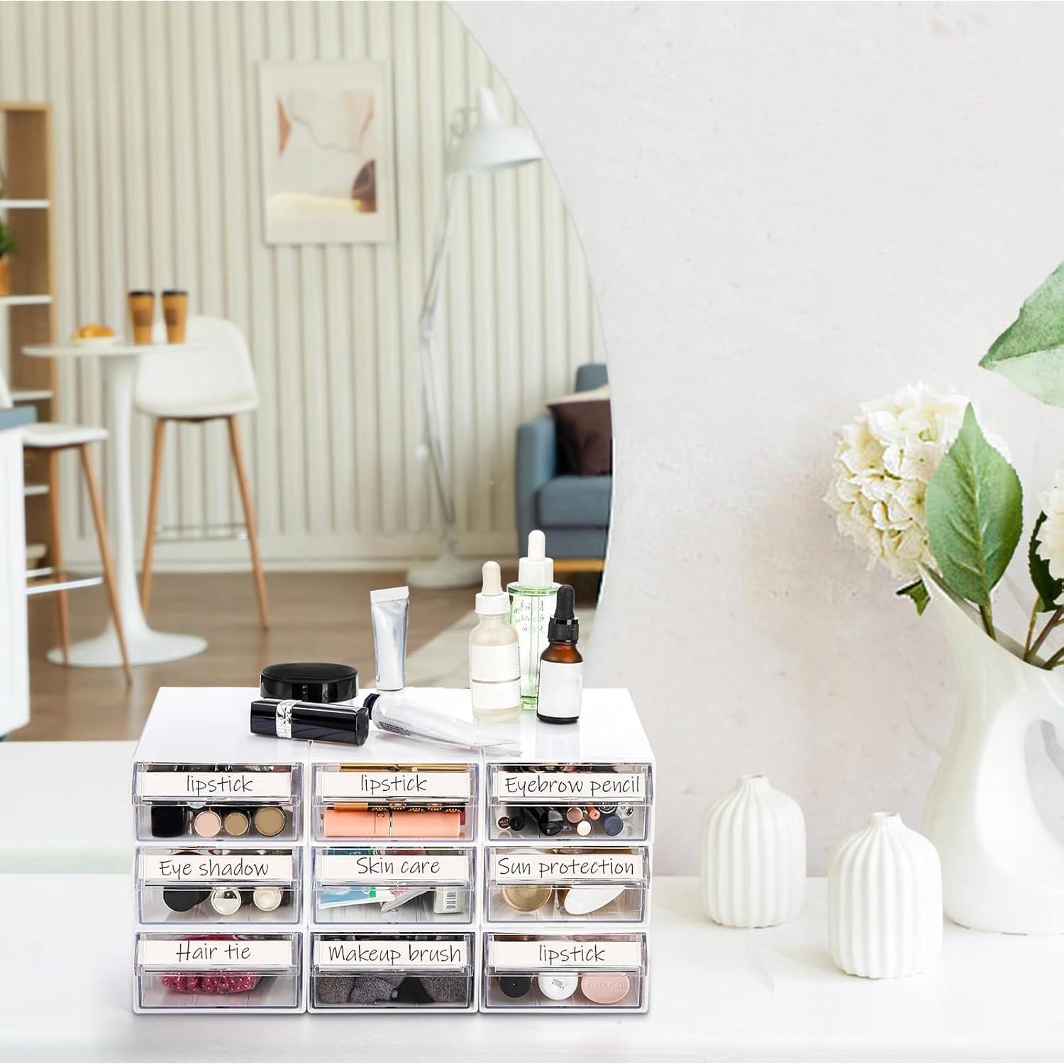 Cajón Apilable de Almacenamiento Goaste 9 Pack con Divisores