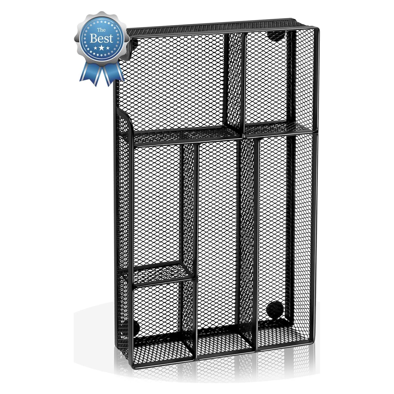 Organizador de Cajones Kciplab de Metal 6 Compartimentos 27.94x15.49 cm