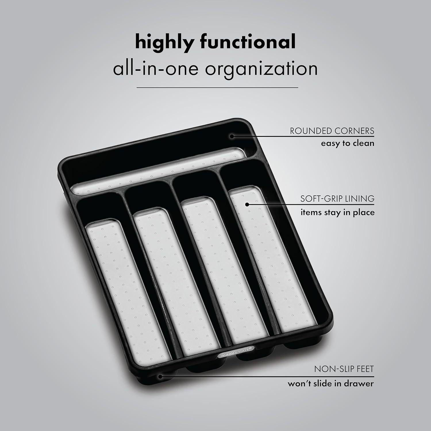 Bandeja de Cubiertos Mini Madesmart Granito 5 Compartimentos