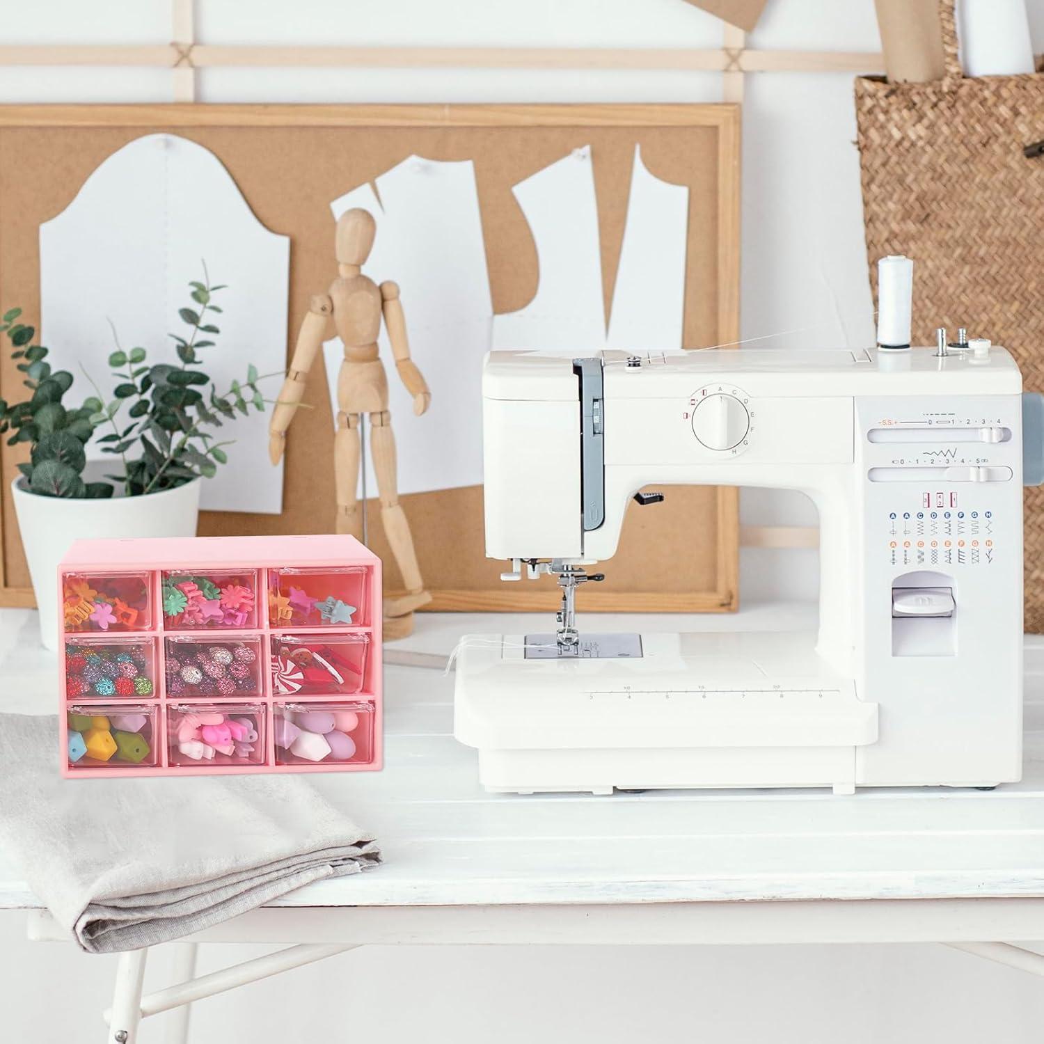 Organizador de Escritorio JarThenaAMCS 4 Pcs 9 Cajones Colores