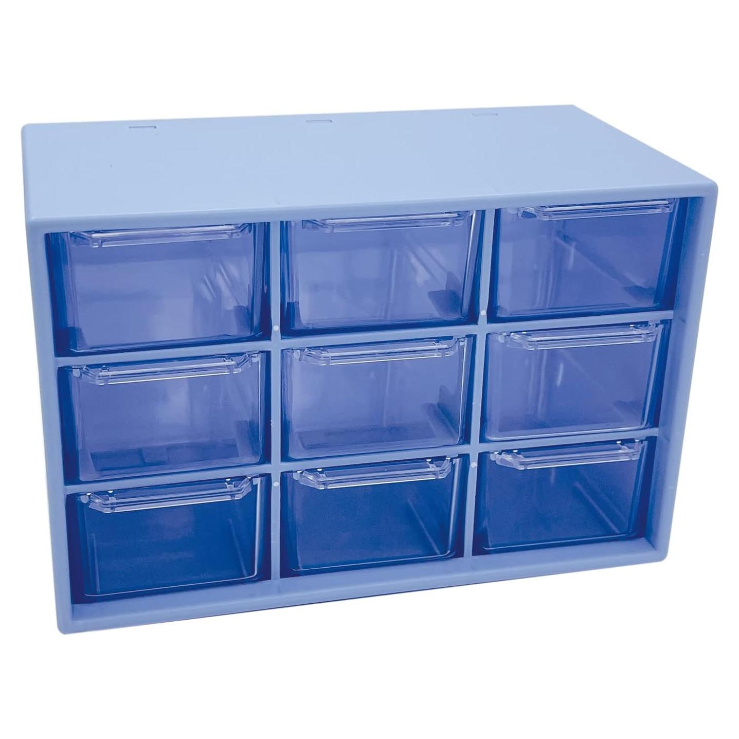 Organizador de Escritorio JIAFUJIN Azul 9 Cajones Portátil