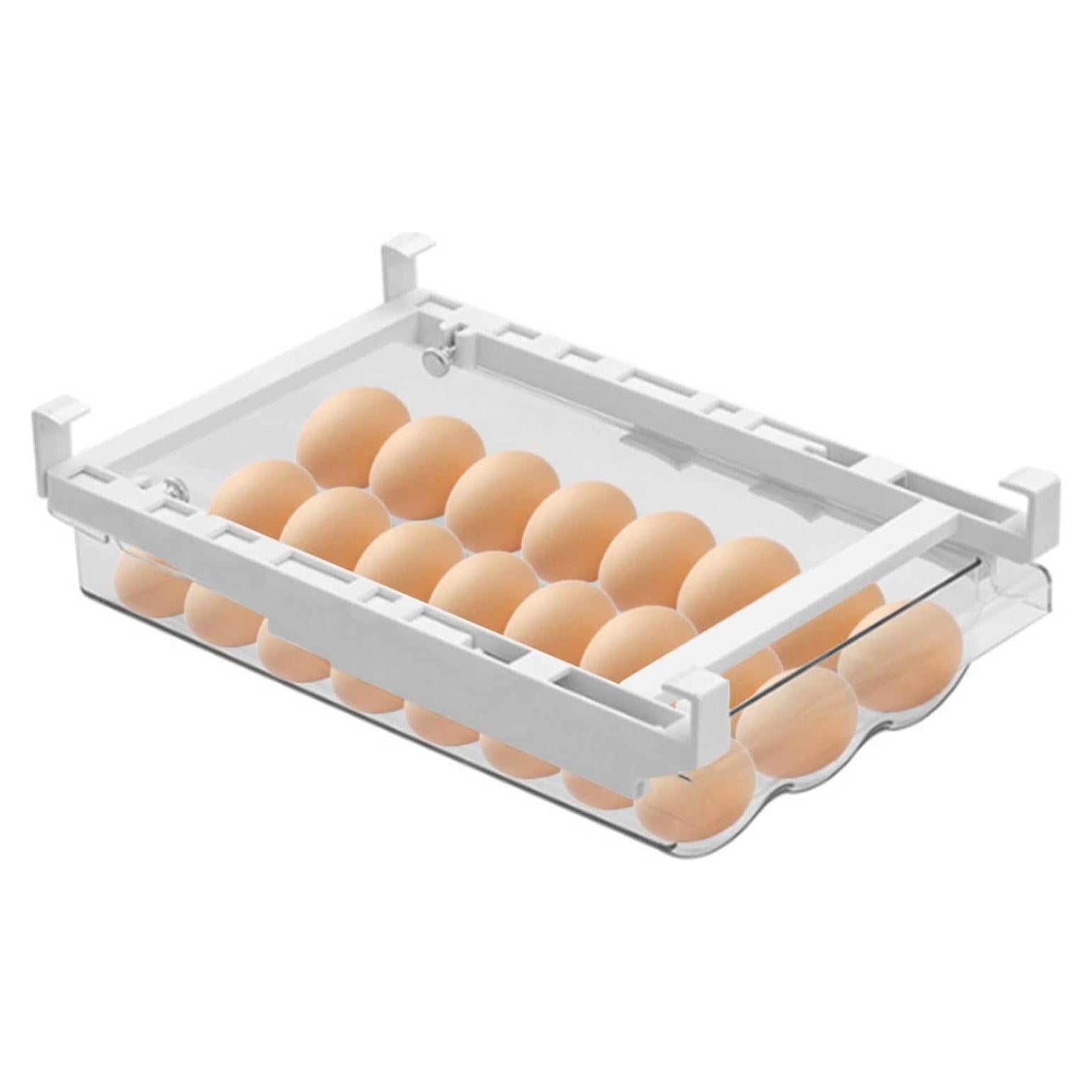 Organizador de Cajones para Mini Nevera Lechay - Bandeja de Huevos Transparente