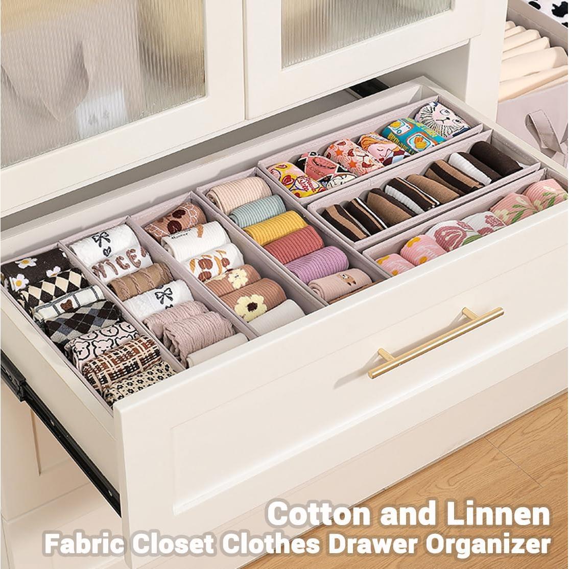 Organizador de Cajones Plegable 6 Pcs Murri&Murrdi Gris