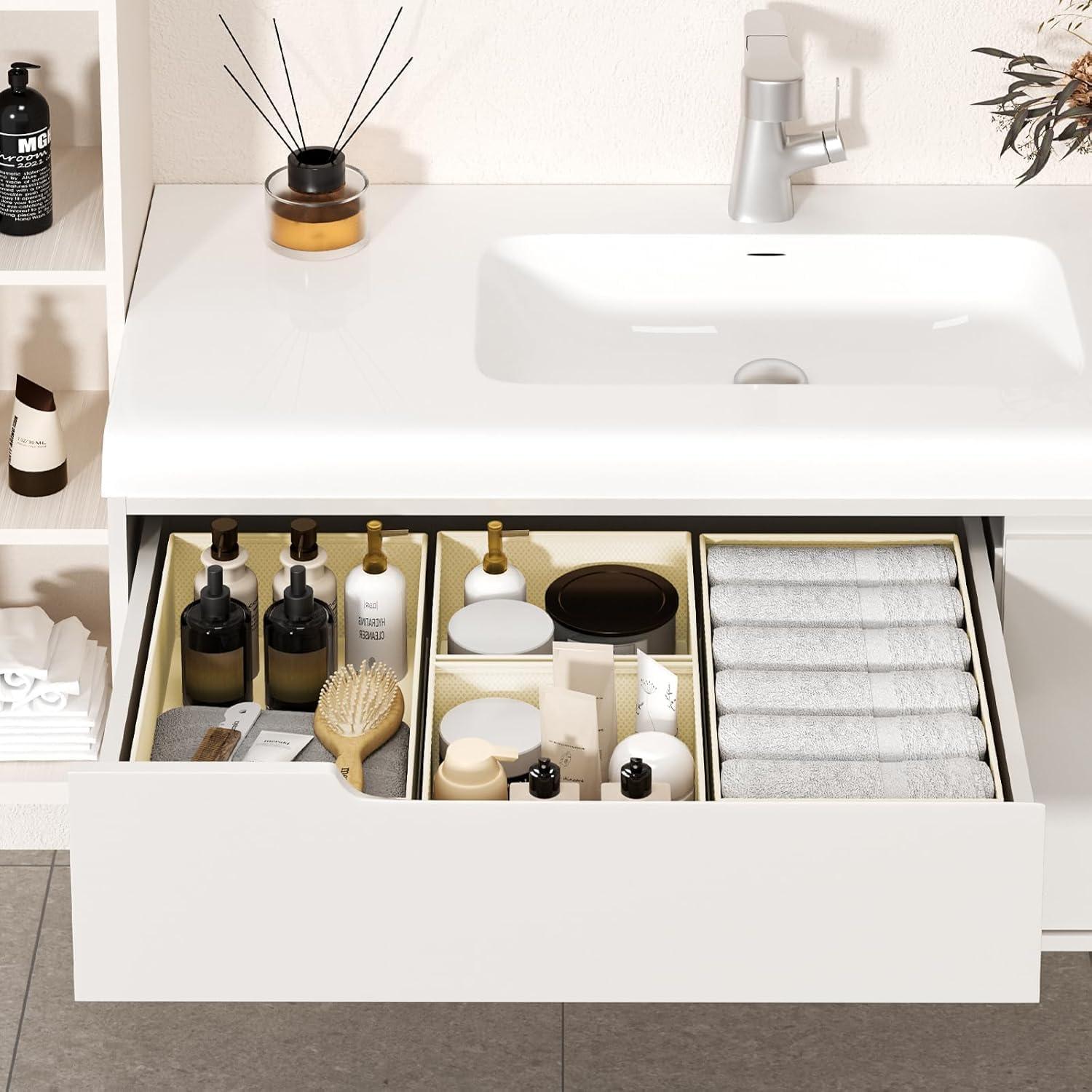 Organizador de Cajones DIMJ 15 Piezas Beige - Almacenamiento Ropa