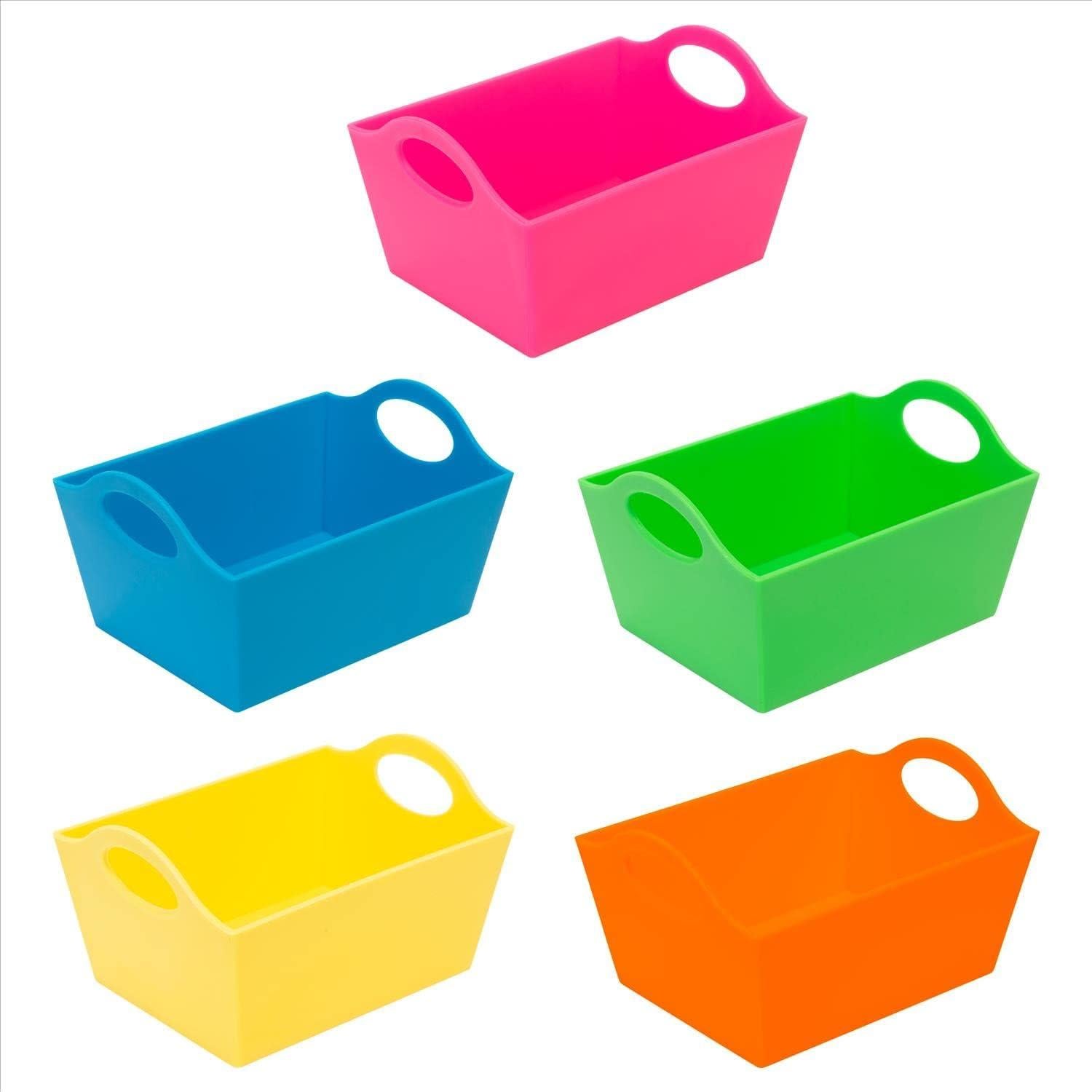 Organizadores Mini Neón Simplificar - Paquete de 10 Bins