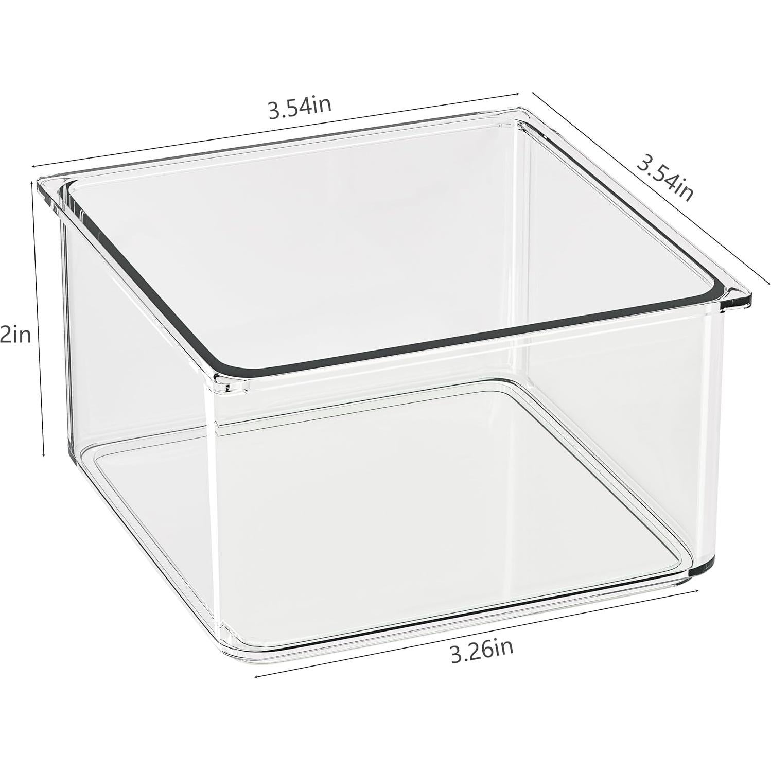 Organizador de Cajones Hudgan 24 Piezas Plástico Transparente