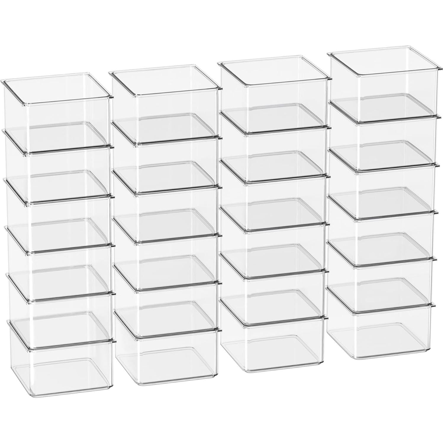 Organizador de Cajones Hudgan 24 Piezas Plástico Transparente