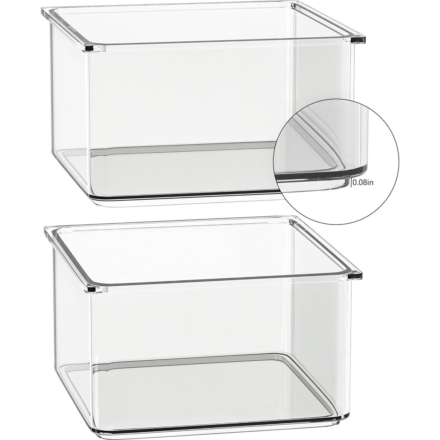 Organizador de Cajones Hudgan 24 Piezas Plástico Transparente