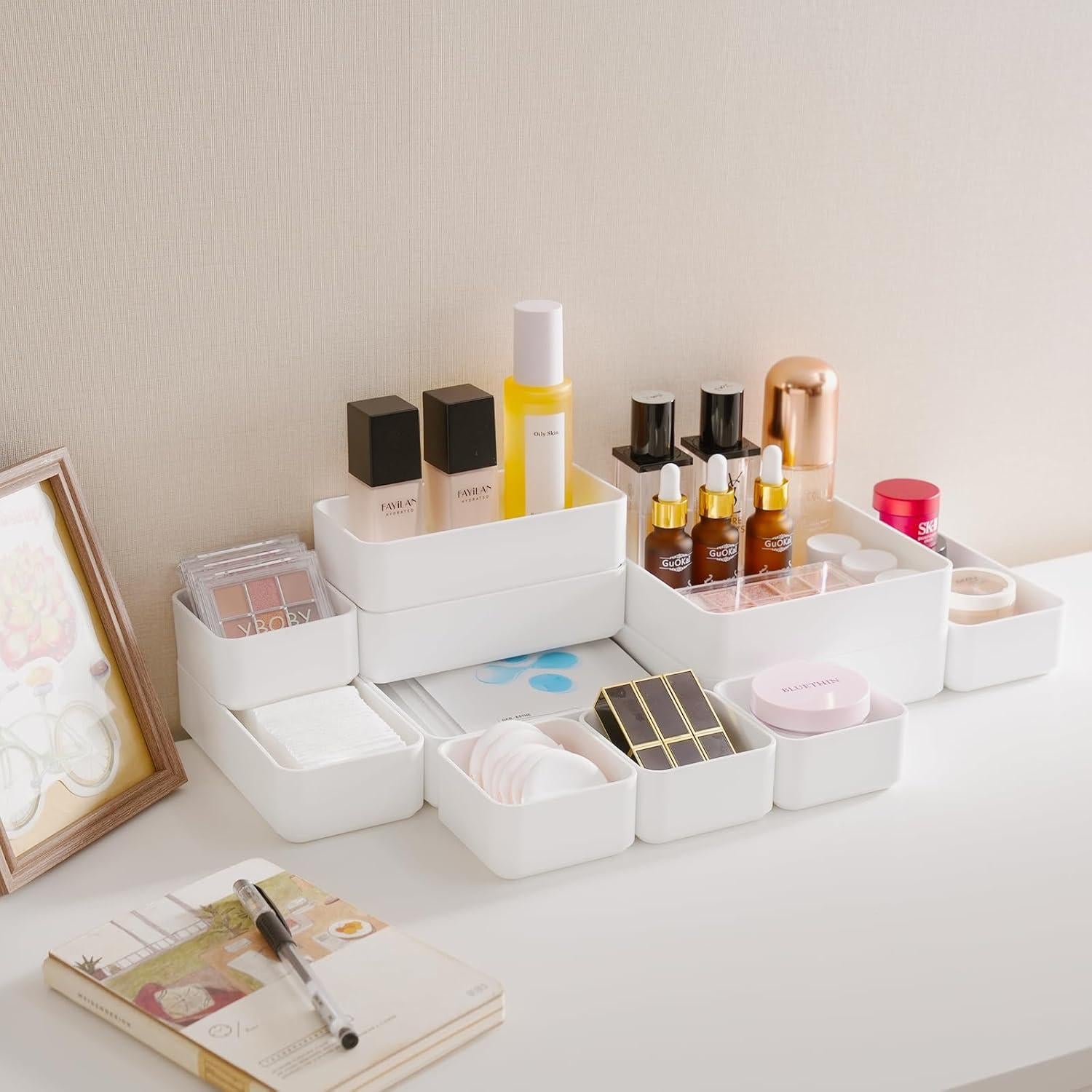 Juego de Organizadores de Cajones Apilables CHANCETSUI 11 Piezas