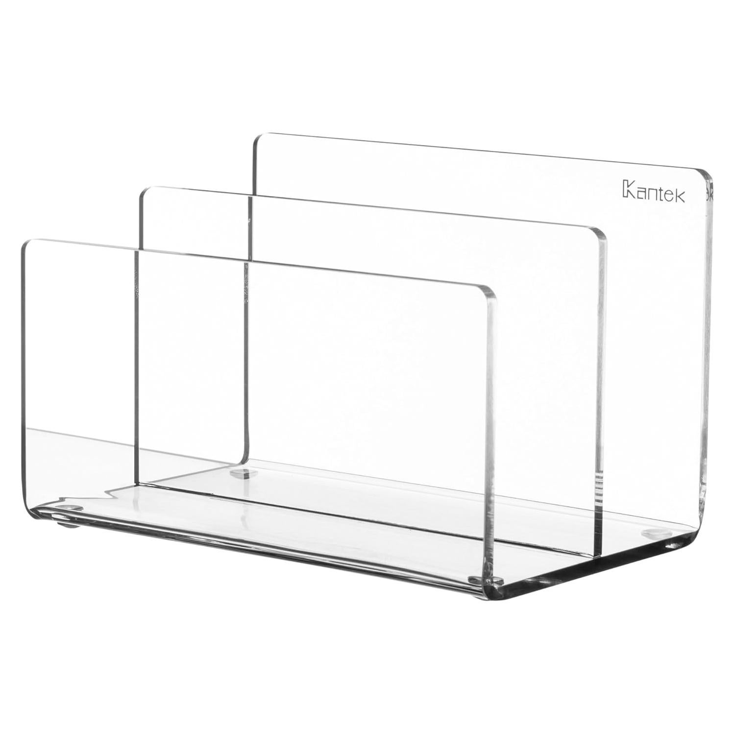 Organizador de Escritorio Kantek AD50 Acrílico Claro 15.24x9.66x9.91cm