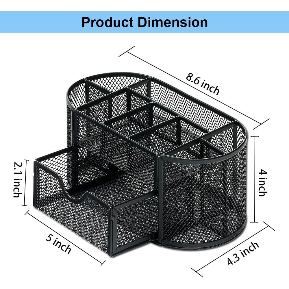 Organizador de Escritorio AUSTARK con 9 Compartimentos y Cajón