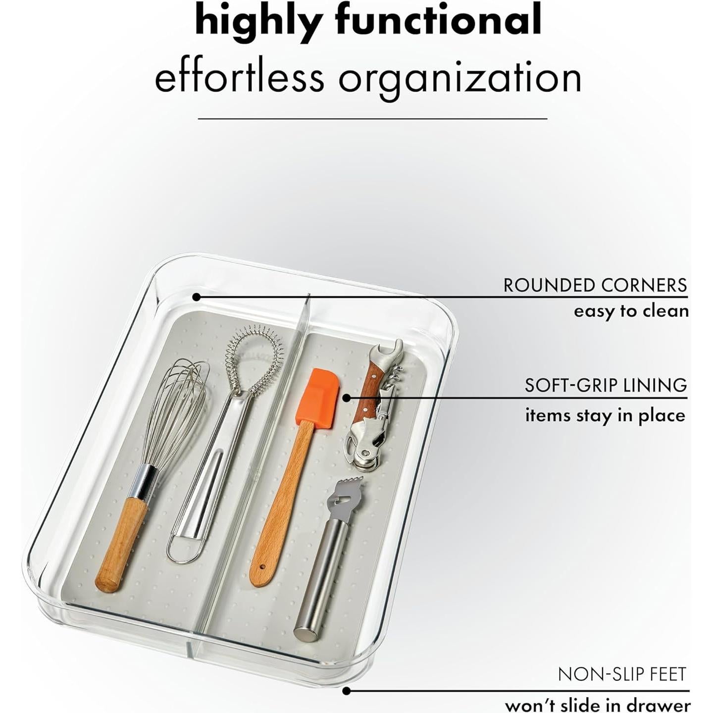 Organizador de Cajón para Utensilios madesmart 3 Compartimentos