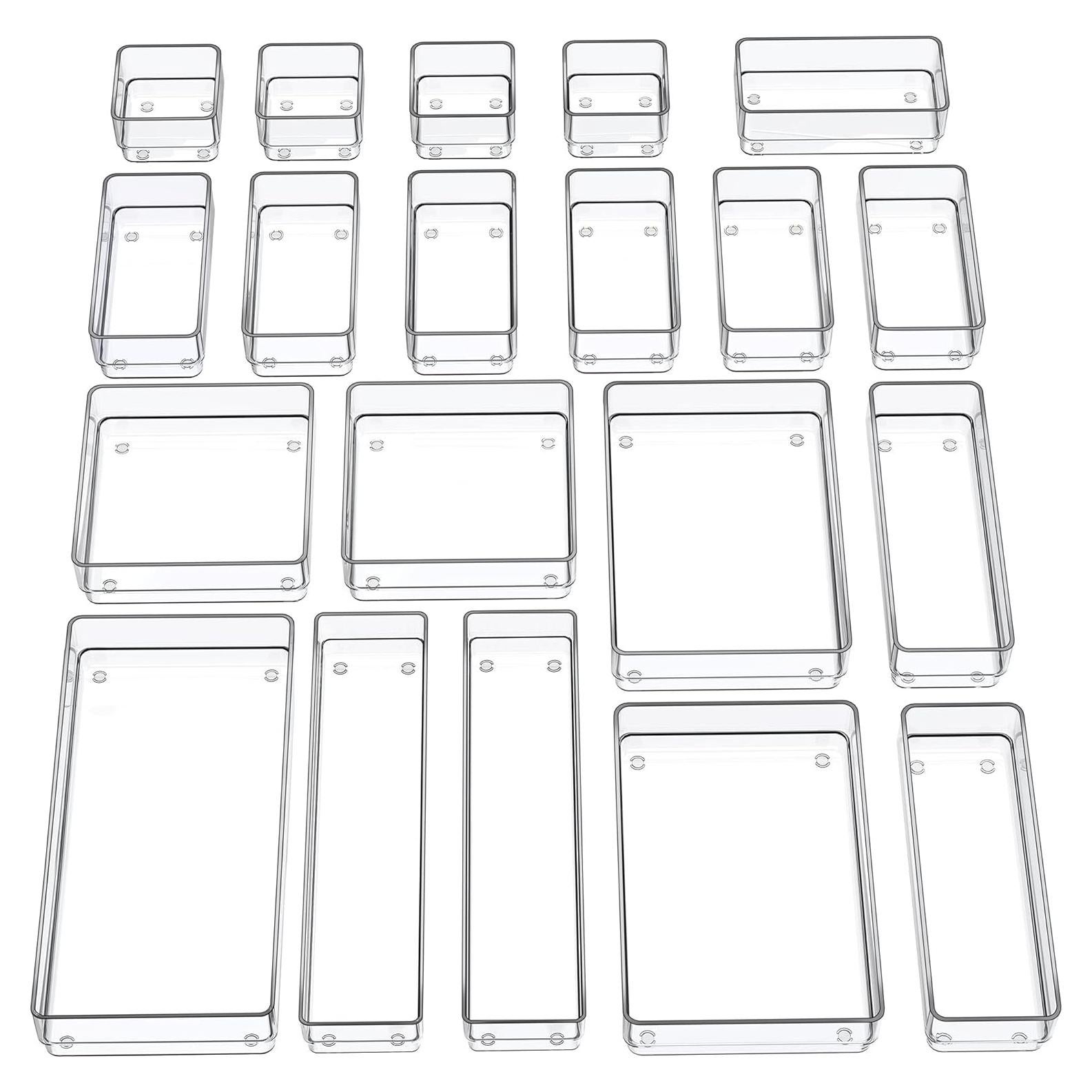 Organizador de Cajones SMARTAKE 20 Piezas Antideslizante