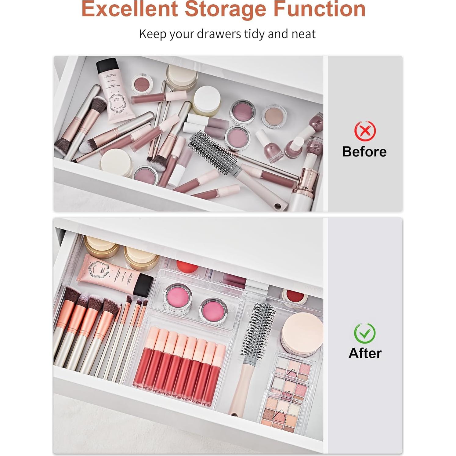 Organizador de Cajones SMARTAKE 20 Piezas Antideslizante