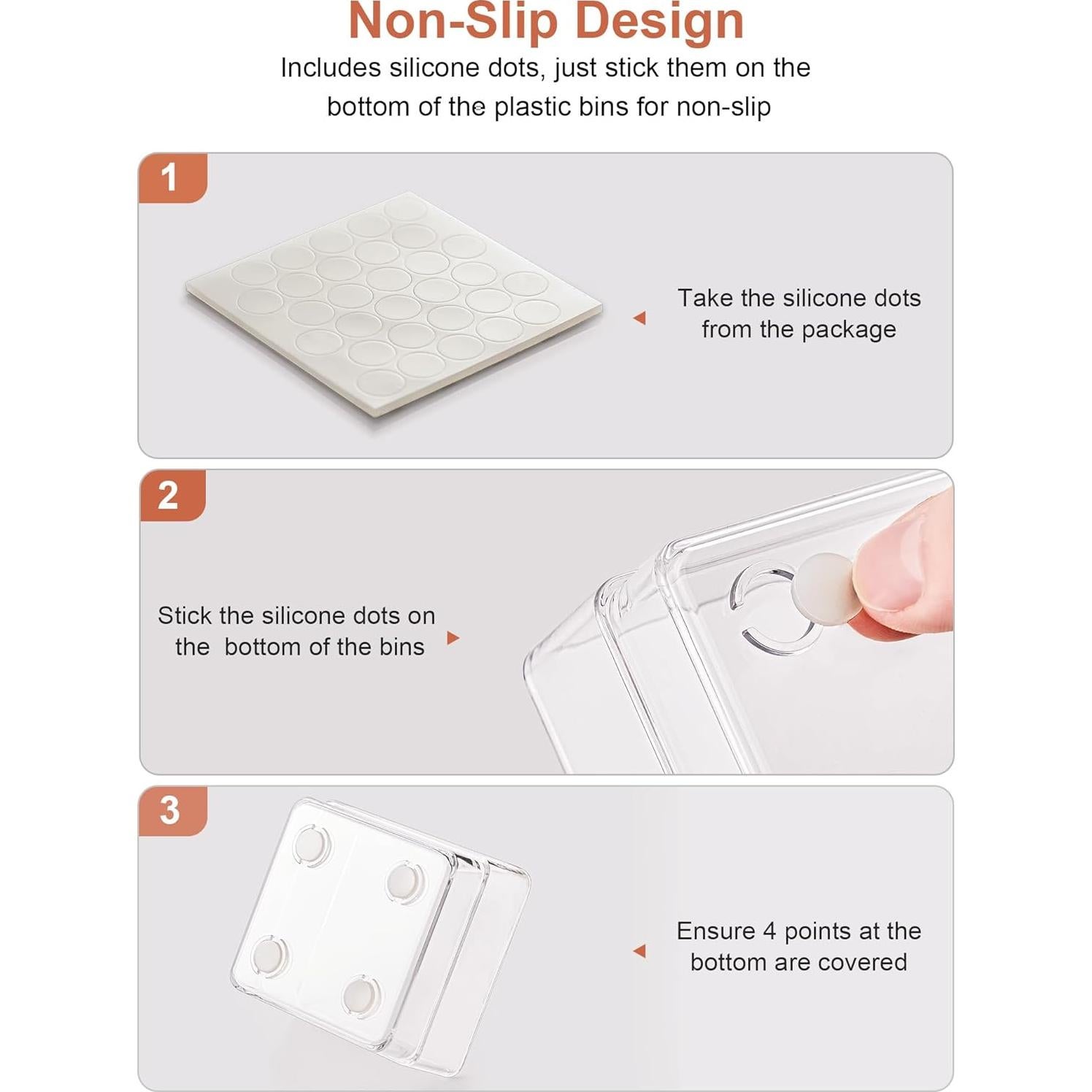 Organizador de Cajones SMARTAKE 20 Piezas Antideslizante