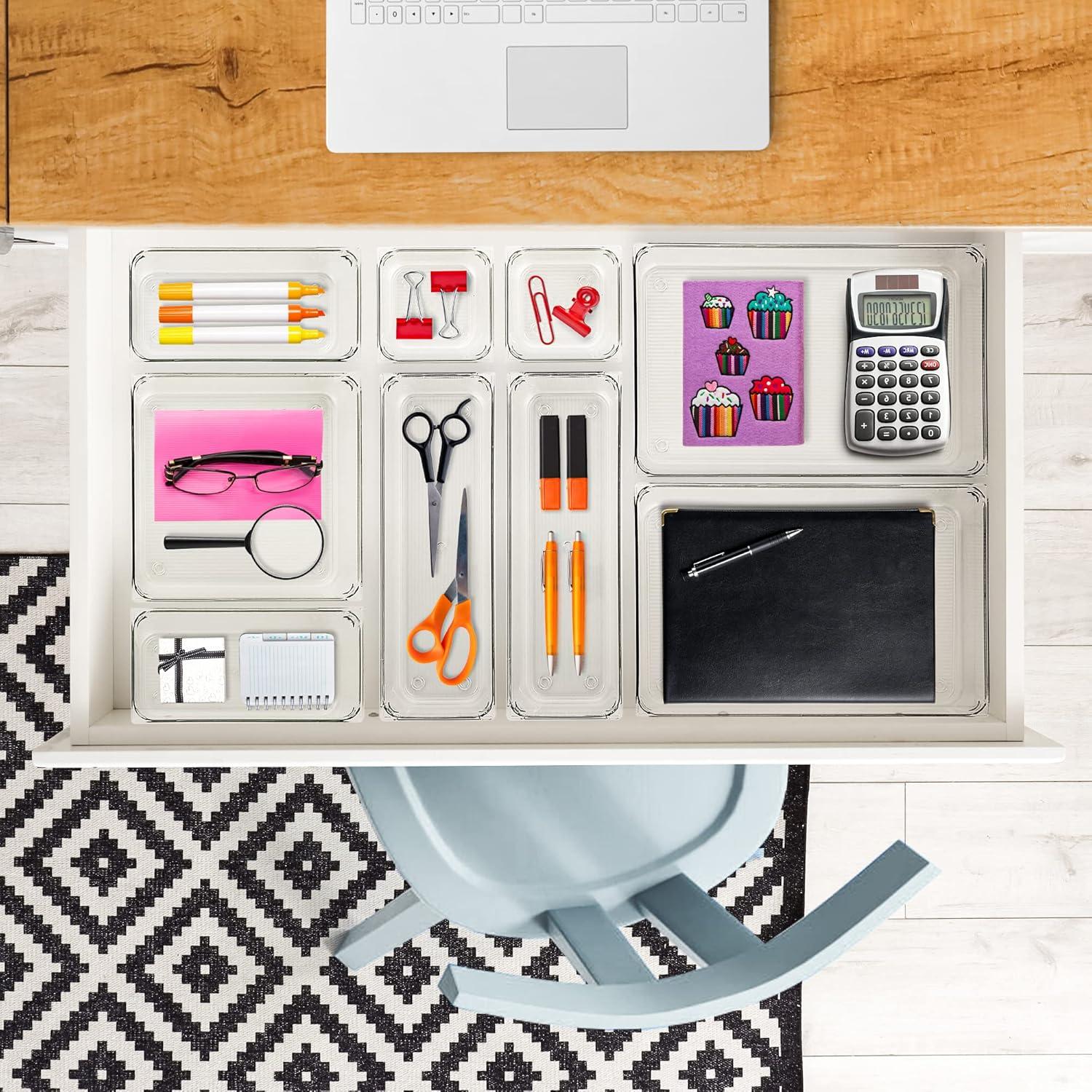 Organizadores de Cajones Ravinte 13 PCS con Almohadillas Antideslizantes