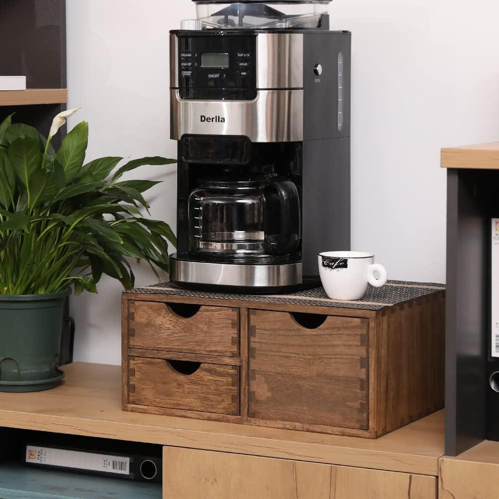 Soporte de Cajones de Madera DDYURI para Cápsulas de Café