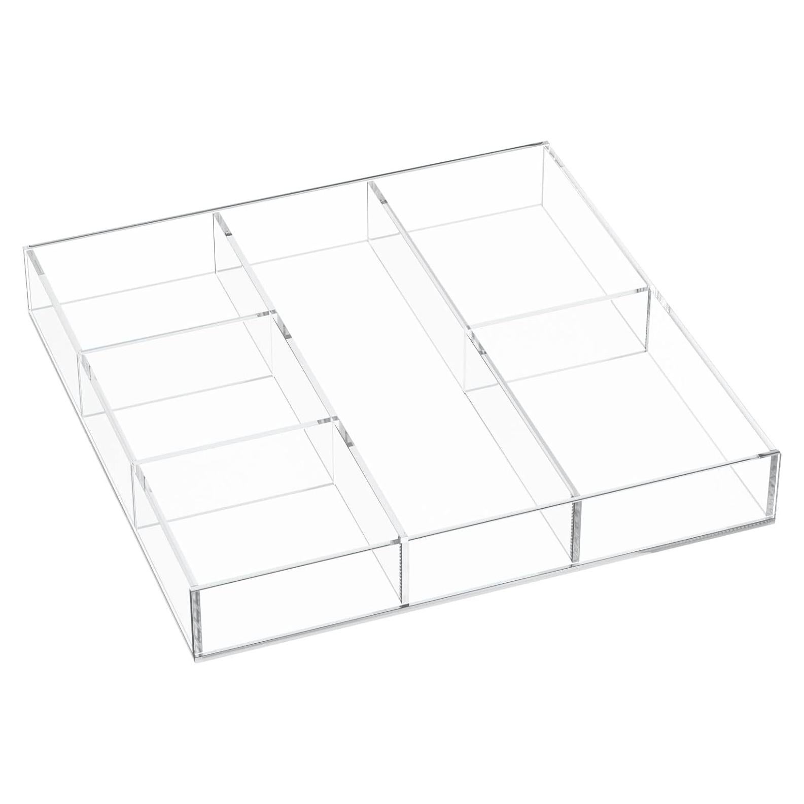 Organizador de Cajones Acrílico HIIMIEI 30x30 cm 6 Secciones