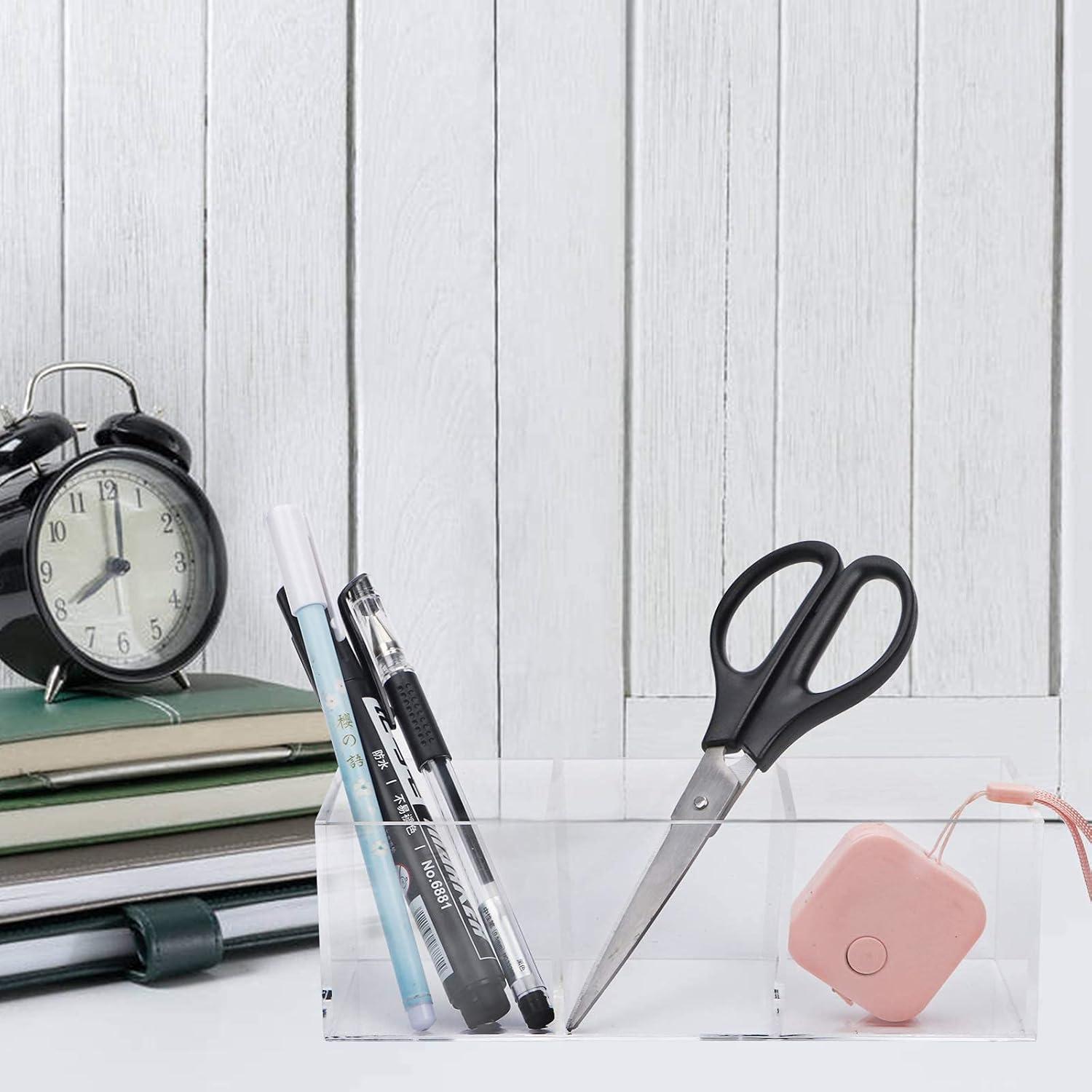 Organizador de Cajones Acrílico Dedoot 3 Compartimentos 19.05x6.35cm