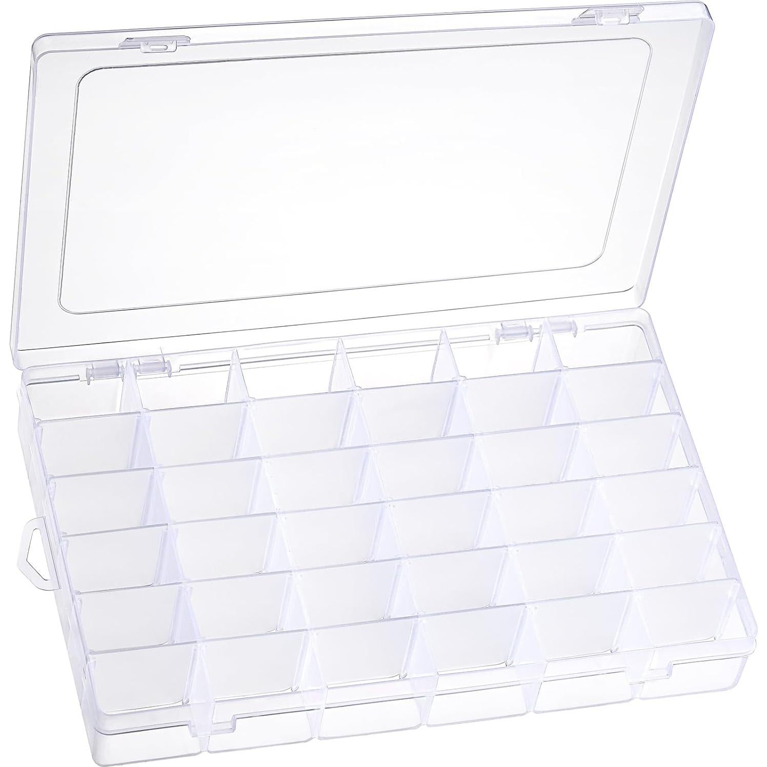 Cajas organizadoras de plástico AOZITA 36 compartimentos 2 unidades